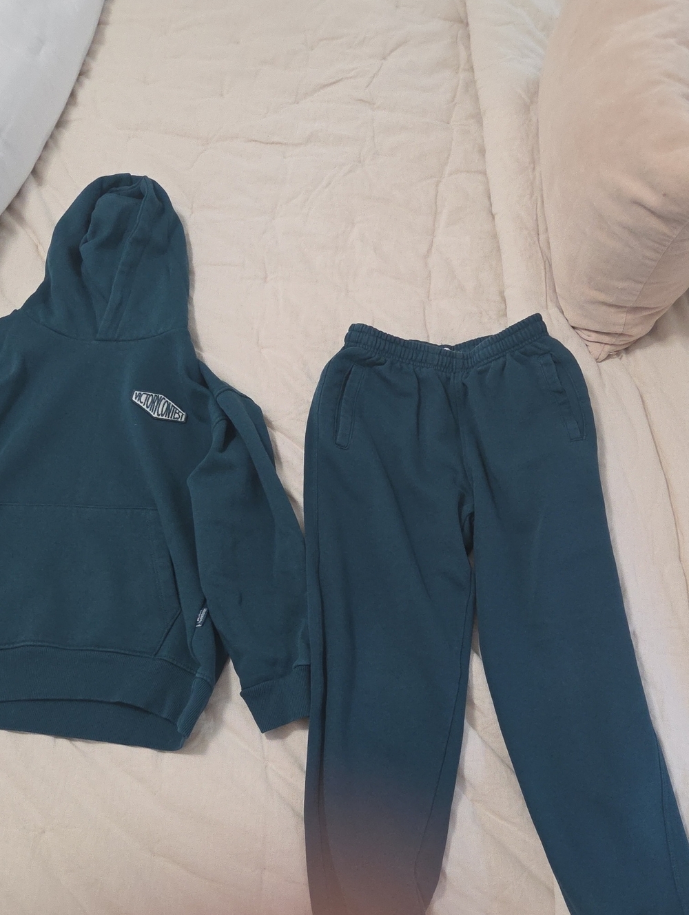 Zara Teal Hoodie & Joggers Set for Kids